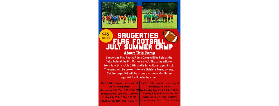 Sign up for our July Summer Camp NOW!