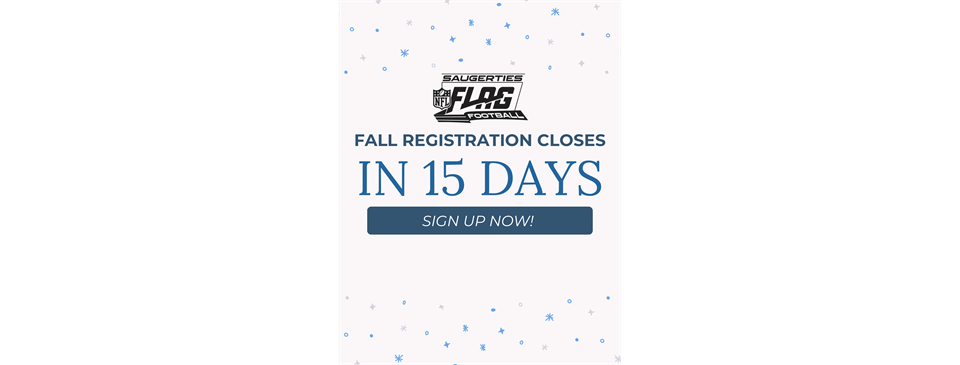 Join Saugerties Flag Football NOW!